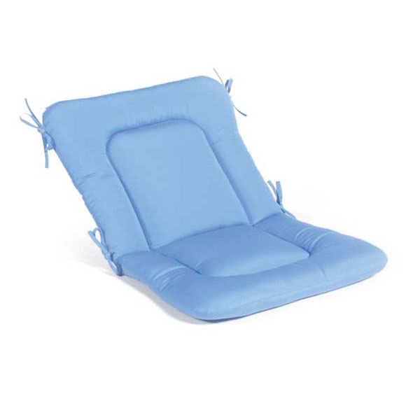 36 x 20 x 2.5 Chair Pad Euro Fabric Ties Replacement Cushion - Image 2